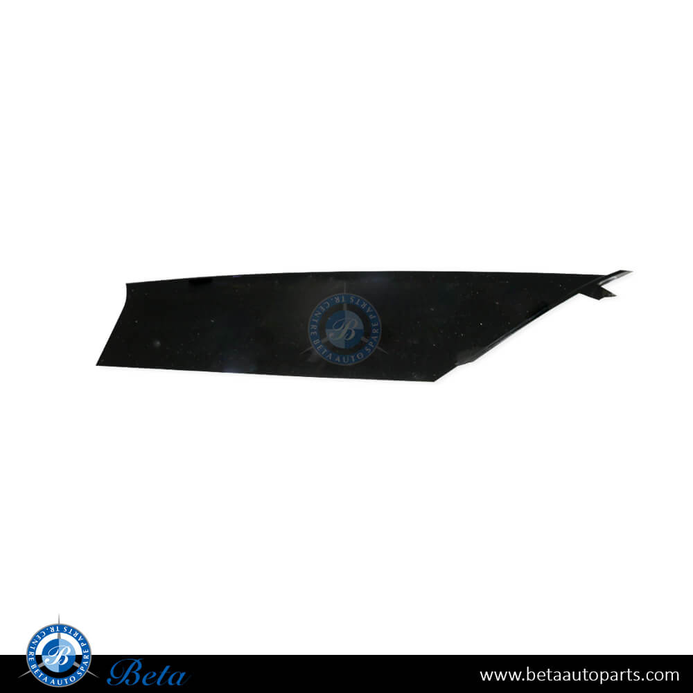 Left Side Fog Lamp Cover Upper Moulding - Black for Tesla Model S 2017-2021 models, Part Number 1079634-00-A Left Side Fog Lamp Cover Upper Moulding - Black for Tesla Model S 2017-2021 models, Part Number 1079634-00-A